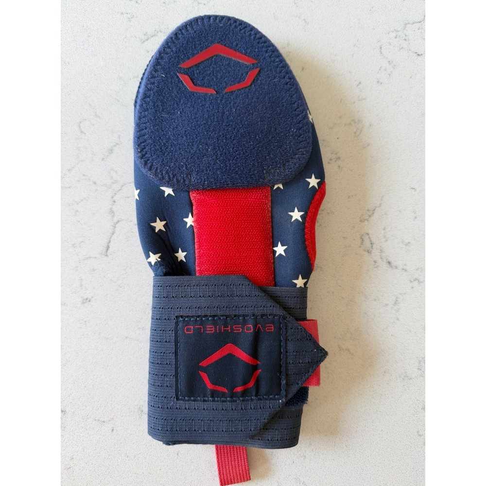 EVOSHIELD SLIDING MITT Left Hand Navy / Scarlet / White